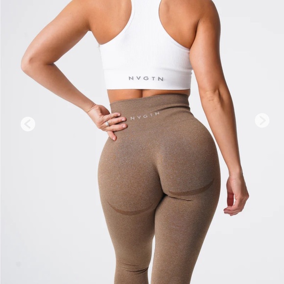Mocha Contour Seamless Leggings - Picture 2 of 5